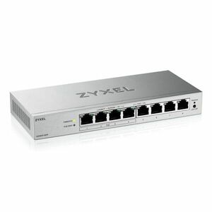 Zyxel GS1200-8HPV3-EU0101F Fémházas 8-port Gigabit PoE+ Asztali Switch kép