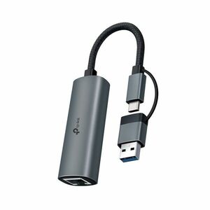 TP-Link UE310C USB-C/USB-A Gigabit Ethernet Adapter - Szürke kép