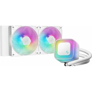 Deepcool cpu vízhűtés le240 wh v2, univerzális R-LE240-WHAMMN-G-2 kép