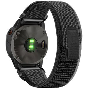 Eternico Nylon Loop Strap for Garmin QuickFit 26mm gray kép