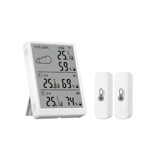 MOES Smart Wi-Fi Temperature and Humidity Monitor Kit kép
