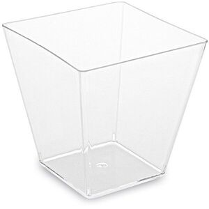 Wimex szögletes fingerfood pohár, kristály, 230 ml, 72 × 72 × 72 mm, 20 db kép