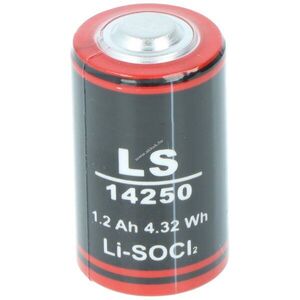 Helyettesítő elem ER14250 LS14250 3, 6V 1200mAh 1/2 AA lítium elem kép