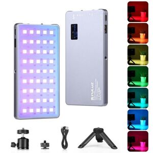 PULUZ LED Full Color RGB Beauty Fill Light Pocket Vlogging Photography Light kép