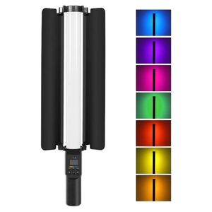 PULUZ 190 LEDs Photo Handheld Stick Light Full Color RGB Fill Light with Barndoor kép