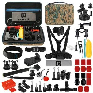 PULUZ 53 in 1 Accessories Total Ultimate Combo for GoPro, Insta360, DJI and Other - Kit 3 kép
