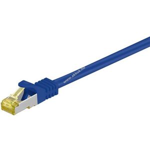 Goobay RJ45 patchkábel CAT6A S/FTP (PiMF) 500MHz CAT7 nyerskábel kék LSZH 30m CU kép