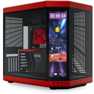 Y70 Touch Infinite Black/Cherry (CS-HYTE-Y70TTI-RB) kép