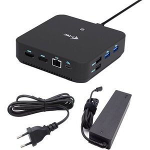 i-tec USB-C Triple Docking Station (2× HDMI, 1× DP), PD 100 W, i-tec USB-C Universal charger kép