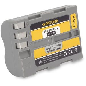 PATONA Nikon EN-EL3E kompatibilis, 1300 mAh, Li-Ion kép