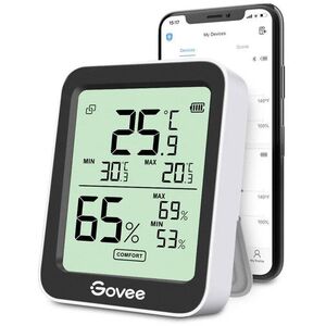 Govee Hő- és páratartalom-mérő kijelzővel, Bluetooth kép
