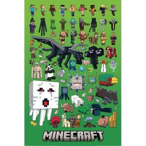 Pyramid Minecraft: Character Grid 61×91, 5 cm kép