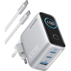 Anker 100W, 2xUSB-C, 1xUSB ezüst kép
