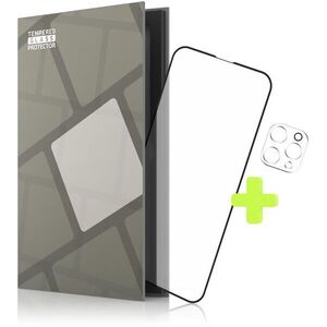 Tempered Glass Protector iPhone 13 Pro üvegfólia + kamera védő fólia - keret, Case Friendly kép
