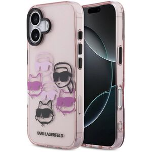 Karl Lagerfeld IML Multi K&CH Heads iPhone 17 Pink tok kép