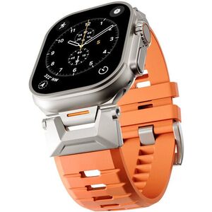 Epico FKM Rubber Pro Apple Watch SE 44mm/Series 1-9 42/44/45mm, 10-11 46mm/Ultra 49mm - narancssárga kép