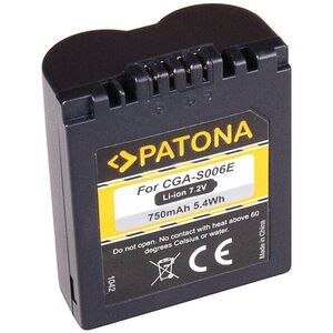 PATONA Panasonic CGA-S006E kompatibilis, 750 mAh, Li-Ion kép