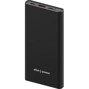 AlzaPower Metal Gen2 10000mAh Power Delivery, 22, 5W, fekete kép
