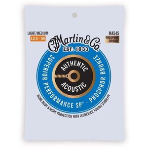 MARTIN Authentic SP 92/8 Phosphor Bronze Light/Medium kép