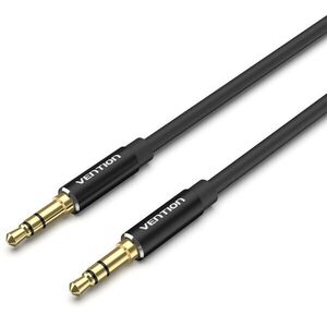 Vention 3, 5 mm Male to Male Audio Cable 5 m Black Aluminum Alloy Type kép