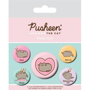 Pyramid Posters Pusheen Kitűző szett - Nah, 5 db kép