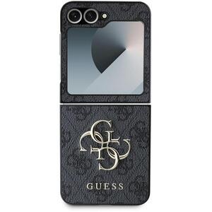 Guess PU 4G Metal Logo Samsung Galaxy Z Flip6 Grey tok kép