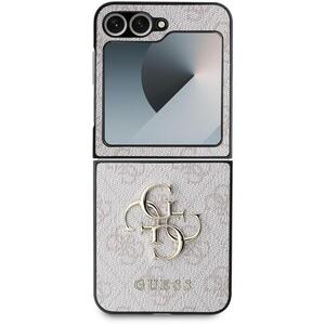 Guess PU 4G Metal Logo Samsung Galaxy Z Flip6 Pink tok kép
