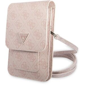 Guess PU 4G Triangle Logo Phone Bag Pink tok kép