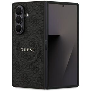 Guess PU Leather 4G Colored Ring Magnetic Samsung Galaxy Z Fold 7 fekete tok kép