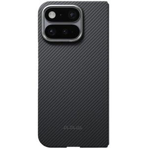 Pitaka Edge Case Back Cover With central Axis Twill Google Pixel 11 Pro Fold fekete / szürke tok kép