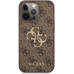 Guess PU 4G Metal Logo Apple iPhone 13 Pro Max Brown tok kép