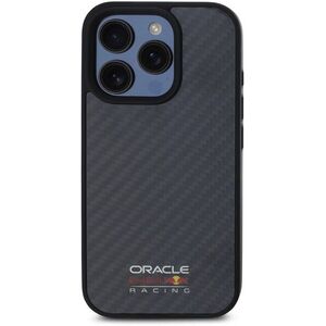 Red Bull Shiny Logo iPhone 16 Pro Max MagSafe fekete karbon tok kép