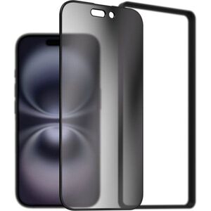 AlzaGuard FullCover Privacy Glass Protector iPhone 16 2.5D üvegfólia + felhelyező keret kép