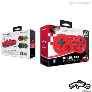 Hyperkin Pixel Art Miraculous Bluetooth Controller for Nintendo Switch / PC / Mac / Android (Ladybug) kép