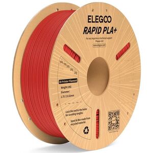 Elegoo RAPID PLA+ - 1, 75mm, 1kg, Cardboard Spool, Red kép