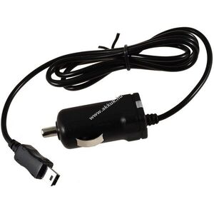 Powery autós töltő beépített TMC antennával 12-24V Navigon 70 Premium mini USB-vel 1000mA kép