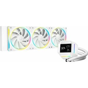 Deepcool cpu vízhűtés lm360 wh argb, lcd kijelző, univerzális - e... kép