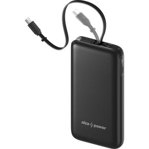 AlzaPower Glide 10000mAh Power Delivery (20W), fekete kép