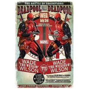 Pyramid Marvel Deadpool Poszter - Wade vs. Wade kép