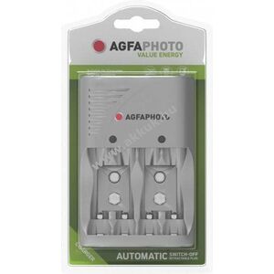 Agfaphoto univerzális akkutöltő NiMH AA Mignon ceruza AAA Micro 9V E-Block elemek nélkül kép