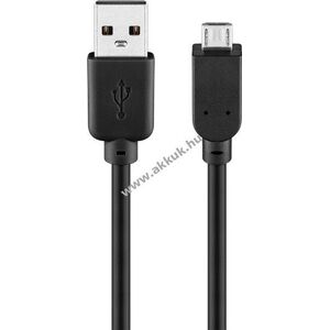 Goobay USB-A-Micro-B kábel 0, 6m fekete USB2.0 480Mbit/s 0, 5A 2, 5W kép