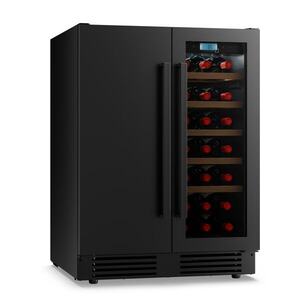 Klarstein Velaire 2 zónás, pult alá helyezhető borhűtő | 126 l | 122 palack | UV-védelem | 60 cm kép