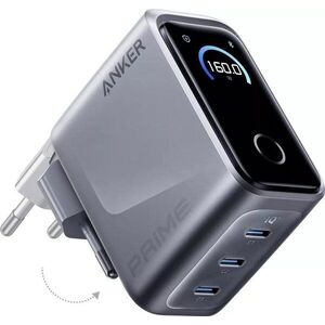 Anker Prime 160W, 3× USB-C, ezüst kép