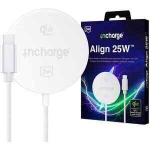 3MK InCharge Align Qi2, 2 25W - Android, fehér kép