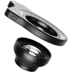 Apexel 75mm Ultra Macro Lens with fill light kép