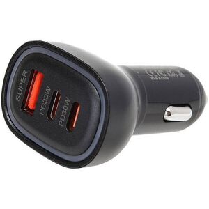 CAPPA Rychlonabíječka do auta 90 W USB-A + 2× USB-C PD/QC kép