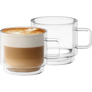 Siguro Double Stack duplafalú üvegpohár, 260 ml, 2 darab kép