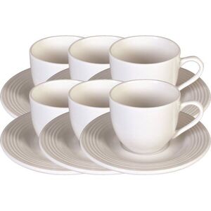 Tognana CIRCLES kávéscsészekészlet csészealjjal, 6 db, 100ml kép