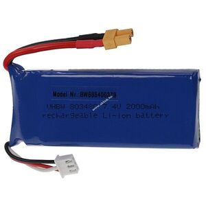 Helyettesítő modell / RC Akku 7.4V, Li-Polymer, 2000mAh, XT30-csatlakozó kép