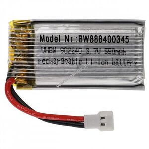 Helyettesítő modell / RC Akku 3.7V, Li-Po, 550mAh, XH2.54 csatlakozó kép
